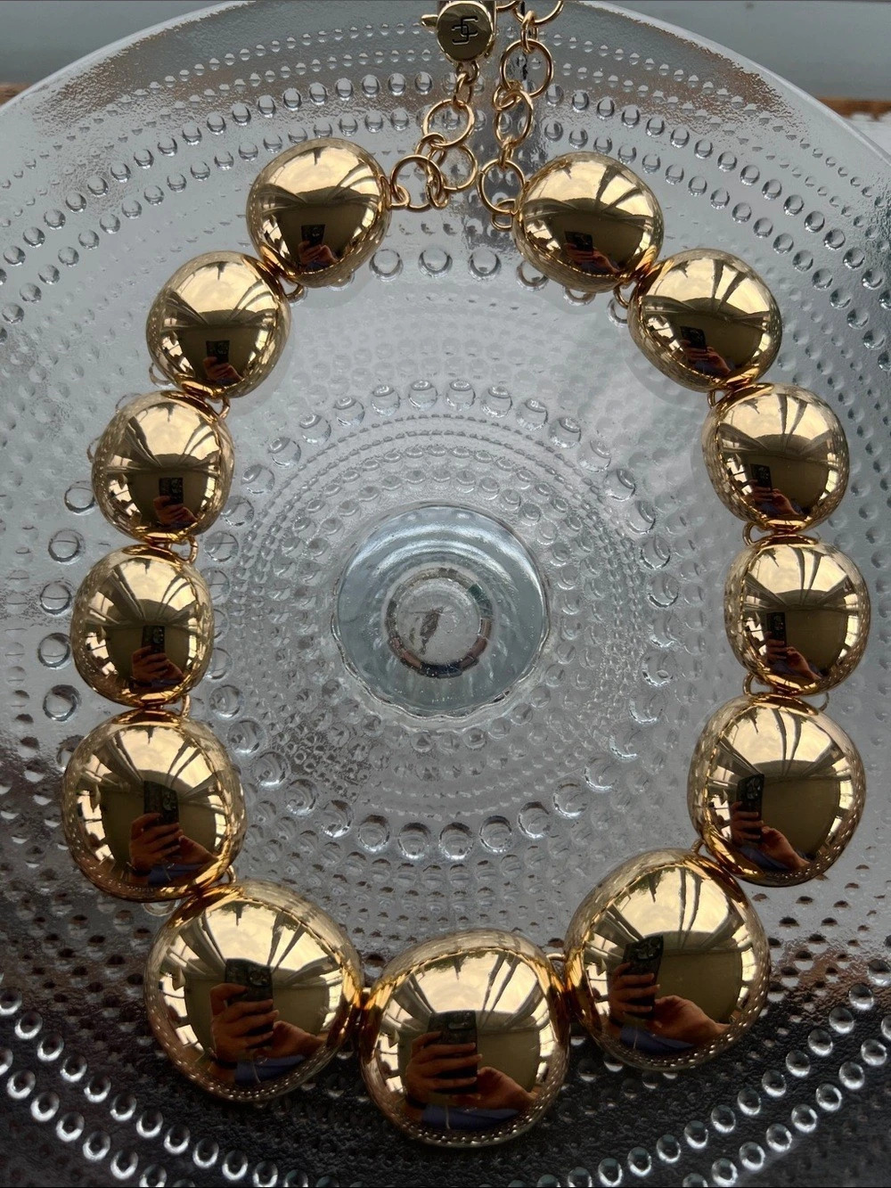 Chico’s Gold Statement Necklace